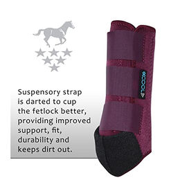 Produktbild von Professional's Choice 2XCOOL Sport-Medizin-Hufstiefel Gamaschen für Pferde Weinrot