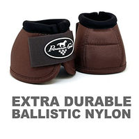 Produktbild von Professional's Choice Ballistic Overreach Bell Boots für Pferde aus Neopren Braun Größe S