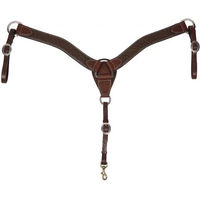 Produktbild von Professional's Choice Bison Contoured Breastcollar Leder braun für Pferde