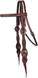 Produktbild von Professional's Choice Bison Quock Trense aus Leder in Braun