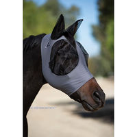 Produktbild von Professional's Choice Comfort Fit Lycra Fliegenmaske für Pferde in Grau