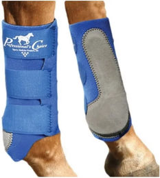 Professional's Choice Easy-Fit Gamaschen für Pferde aus Neopren in Blau – Bild 1 von 3