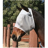Produktbild von Professional's Choice Equisential Fliegenmaske für Pferde mit Ohrenschützern in Grau Größe Cob