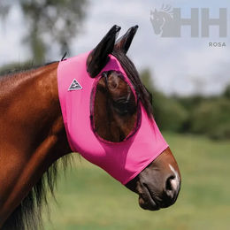 Produktbild von Professional's Choice Fliegenmaske Comfort-Fit für Vollblut Pferde in Rosa aus Polyester