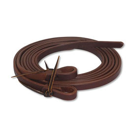 Produktbild von Professional's Choice Heavy Oil Ranch Hand Split Führstrick aus Leder 1/2 Zoll in Braun und Rot