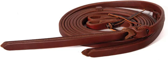 Produktbild von Professional's Choice Popper Lederzügel für Pferde in Schwarz oder Braun
