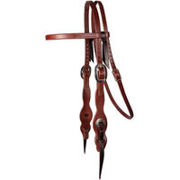 Produktbild von Professional's Choice QC Tassle Brow Trense aus Leder in Braun