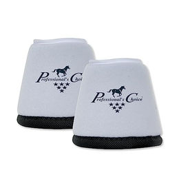Produktbild von Professional's Choice Quick-wrap Bell Boots Gamaschen für Pferde aus Neopren Weiß Größe L - 1 Stk.