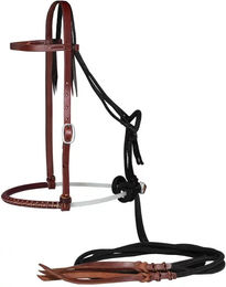 Professional's Choice Ranch Jr Horse Loping Hackamore aus Leder in Schwarz oder Braun – Bild 1 von 1