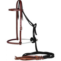 Produktbild von Professional's Choice Ranch Jr Horse Loping Hackamore aus Leder in Schwarz oder Braun