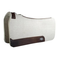 Produktbild von Professional's Choice Schabracke aus Filz mit Widerristentlastung Hellbraun 78,7 x 81,3 cm