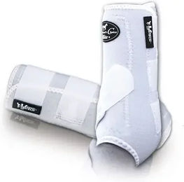 Professional's Choice Ventech Elite Sports Medicine Gamaschen für Pferde aus Neopren in Lila Rot Weiß Größe S – Bild 1 von 3