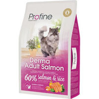 Produktbild von Profine Adult Derma Katzenfutter Lachs mit hohem Fleischanteil für Haut und Fell 2 kg