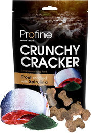 Profine Crunchy Crackers Forelle Spirulina getreidefrei 150 g – Bild 1 von 2