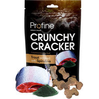 Produktbild von Profine Crunchy Crackers Forelle Spirulina getreidefrei 150 g