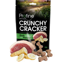 Produktbild von Profine Dog Crunchy Crackers Belohnungssnack Ente Pastinake Getreidefrei 150 g