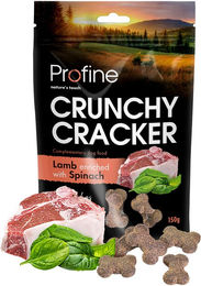 Profine Dog Crunchy Crackers Lamm Spinat Getreidefrei 150 g – Bild 1 von 2