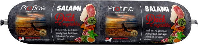 Profine Hundesalami Ente und Gemüse 4 x 800 g – Bild 1 von 2