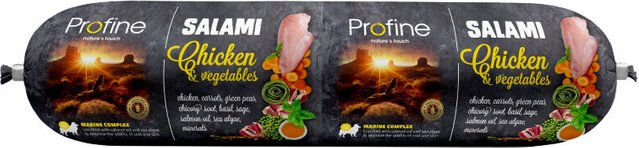 Profine Hundesalami Huhn und Gemüse 4 x 800 g – Bild 1 von 2