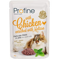 Produktbild von Profine Katzen Nassfutter Adult Filets in Gelee Huhn Getreidefrei 24 x 85 g