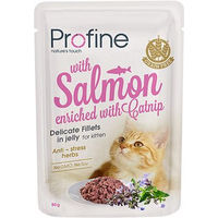 Produktbild von Profine Kitten Katzenfutter Lachs Filets in Gelee getreidefrei 24 x 85 g