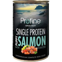Produktbild von Profine Puppy Welpenfutter Lachs Monoprotein Hypoallergen Stückchen in Sauce 6 x 400 g