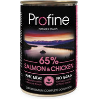 Produktbild von Profine Pure Meat Hundefutter Lachs Stückchen in Sauce getreidefrei 6 x 400 g