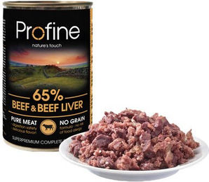 Profine Pure Meat Hundefutter Rind Stückchen in Sauce getreidefrei 6 x 400 g – Bild 1 von 3