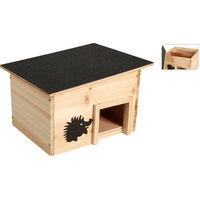 Produktbild von ProGarden Igelhaus aus Holz als Winterquartier für Igel in Beige und Braun 32x26 cm