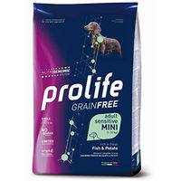 Produktbild von Prolife GRIN Free Adult Sensitive Hundefutter Mini Fisch und Kartoffeln Getreidefrei 7 kg