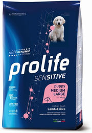 Produktbild von Prolife Hund Welpe Sensitive Trockenfutter Lamm und Reis Glutenfrei 10 kg - 2 x 10 kg