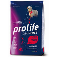 Produktbild von prolife Hundefutter Sensitive Rind mit Kartoffeln Getreidefrei Adult Mittel/Groß 2 x 10 kg - 2 x 10 kg