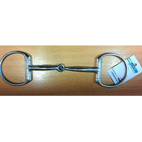 Produktbild von ProMaster Offset D-Ring Premium Snaffle Gebiss aus Edelstahl Silber 12,7 cm