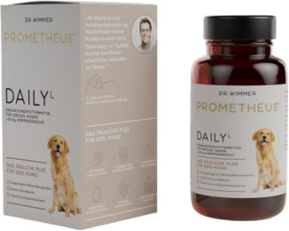 Produktbild von PROMETHEUS by Dr. Wimmer Daily L Nahrungsergänzung mit Probiotika für die Magen-Darm-Verdauung 90 Tabletten