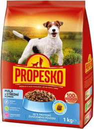 Propesko PES Hundefutter Geflügel für kleine und mittelgroße Hunderassen 1 kg – Bild 1 von 1