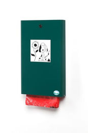 Produktbild von PROREGAL Hundekotbeutelspender aus verzinktem Metall in Grün für 200 Beutel zur Wand- oder Rohrmontage