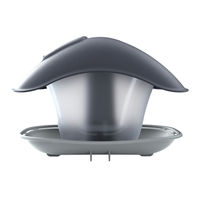 Produktbild von Prosperplast Vogelhaus aus UV-beständigem Kunststoff in Grau 248 x 182 x 174 mm
