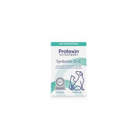 Produktbild von Protexin Synbiotic D-C Probiotika Kapseln für Hunde und Katzen zur Unterstützung der Magen-Darm-Verdauung 50 Stück