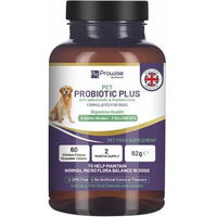 Produktbild von Prowise Healthcare Pet Probiotic Plus Probiotika Tabletten zur Unterstützung von Verdauung und Immunsystem für Hunde und Katzen aller Altersstufen und Größen