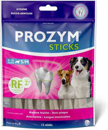 Produktbild von Prozym RF2 Zahnpflege-Snack Sticks für kleine und mittelgroße Hunde vegan und ohne tierisches Protein 2 x 12 Stück