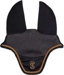 PS of Sweden Airflow Mesh Fliegenhaube für Warmblut in Schwarz – Bild 1 von 3
