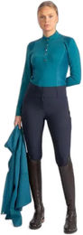 Produktbild von PS of Sweden Britney Reithose Damen Full Grip Blau Größe 42