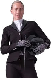 Produktbild von PS of Sweden Carol Croco Turnierjacke Damen Schwarz Leder Größe L