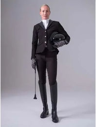 Produktbild von PS of Sweden Celia Reithose mit Vollgrip für Damen in Schwarz Größe 40