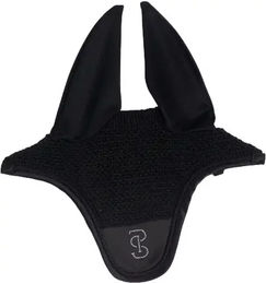 Produktbild von PS of Sweden Crystal Kurze Satin-Schabracke für Pferde in Schwarz