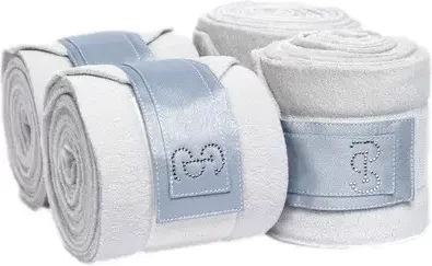 Produktbild von PS of Sweden Crystal Polobänder für Pferde aus Polyester in Blau und Weiß