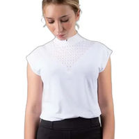 Produktbild von PS of Sweden Dahlia Ärmelloses Reitshirt für Damen in Weiß Größe S