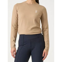 Produktbild von PS of Sweden Damen Pullover mit Rundhalsausschnitt aus Wolle in Beige Größe S
