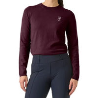 Produktbild von PS of Sweden Damen Pullover mit Rundhalsausschnitt aus Wolle in Lila Größe L