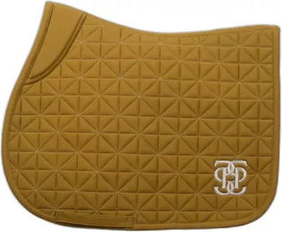 Produktbild von PS of Sweden Diamond Quilt Springschabracke für Vollblut in Gold und Braun